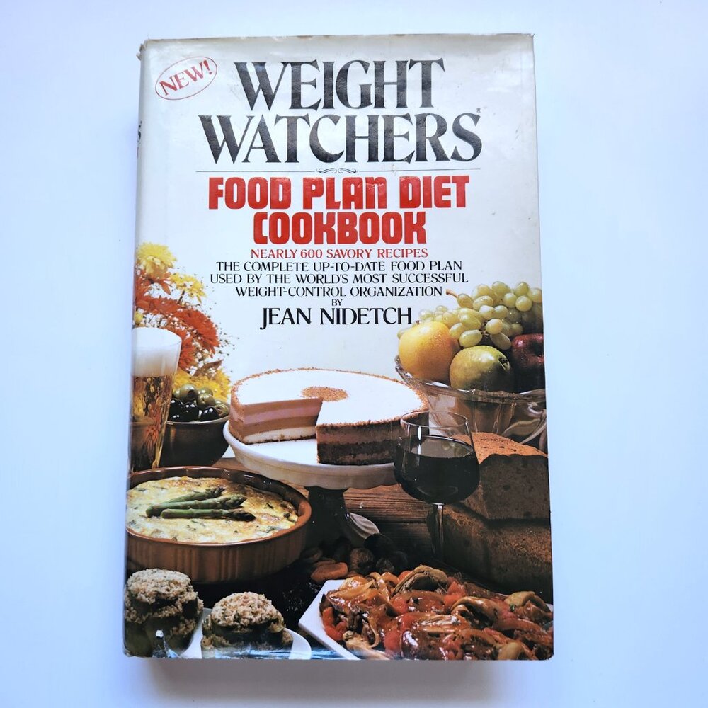 Weight Watchers Food Plan Diet Cookbook Jean Nidetch Hardcover D/J 1982